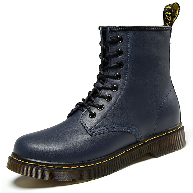 Emily Veterboots met Gele Stiknaad – Stevig, Stijlvol en Tijdloos