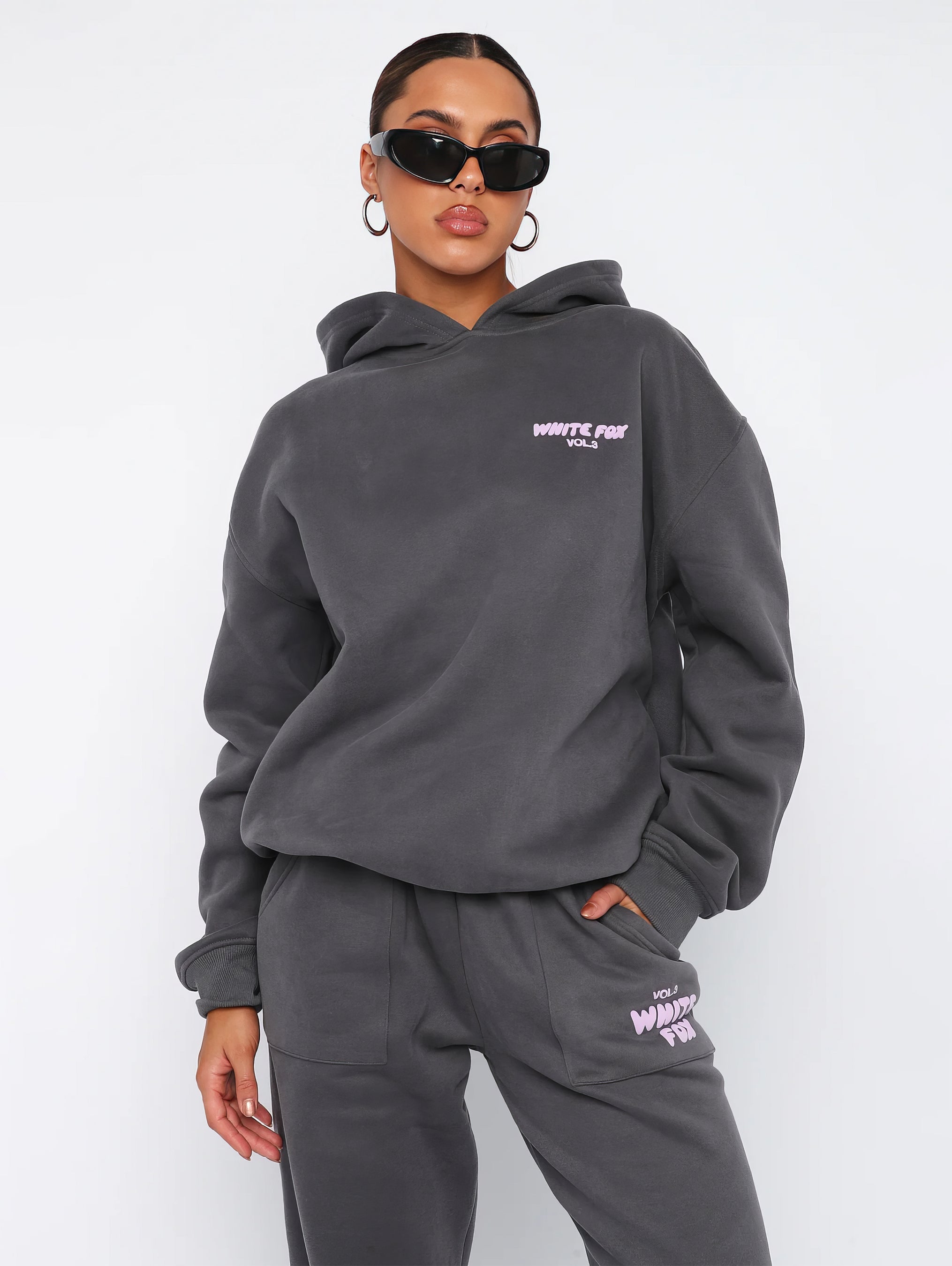 Luxe Lounge Set – White Fox Edition