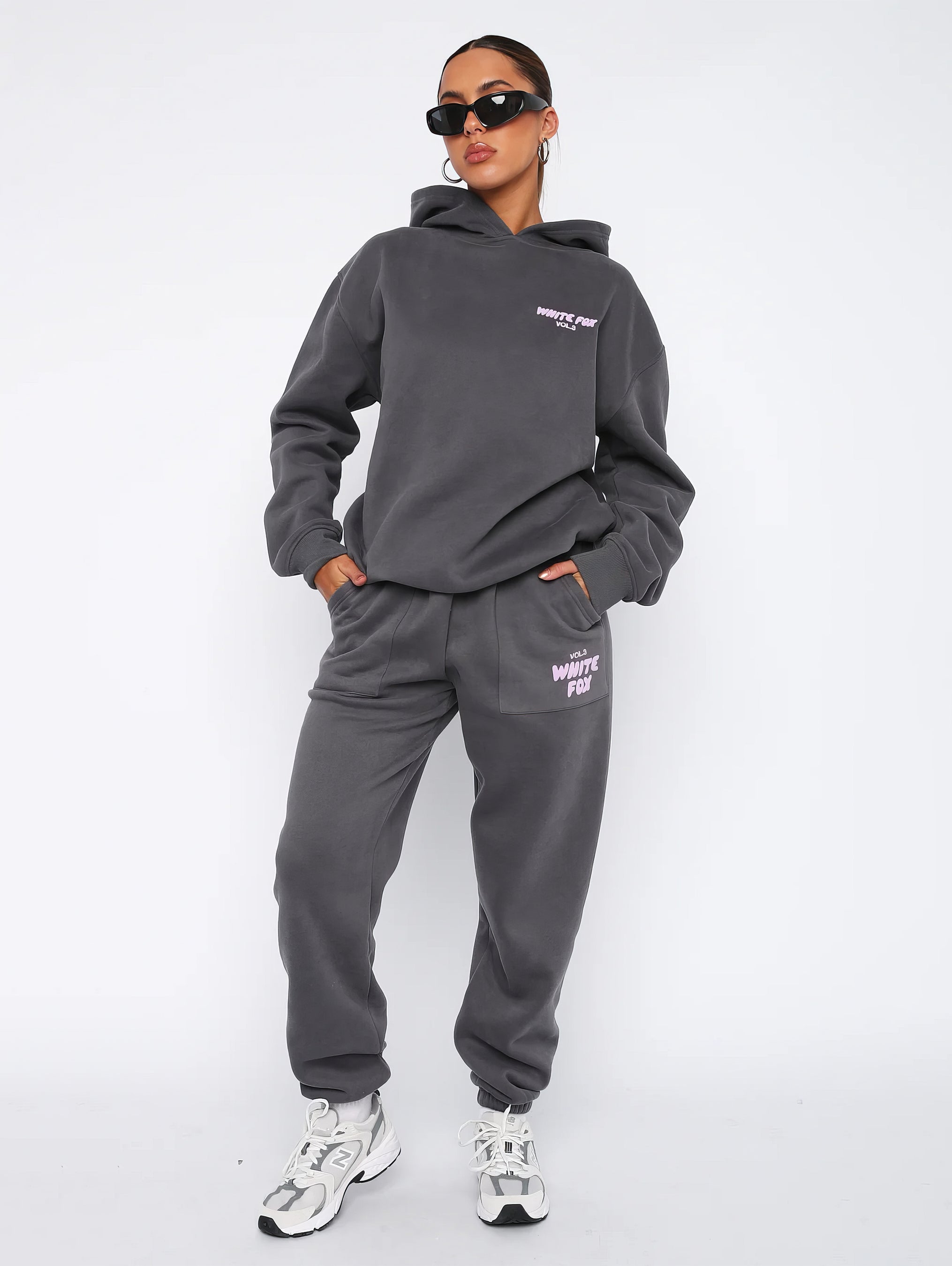 Luxe Lounge Set – White Fox Edition
