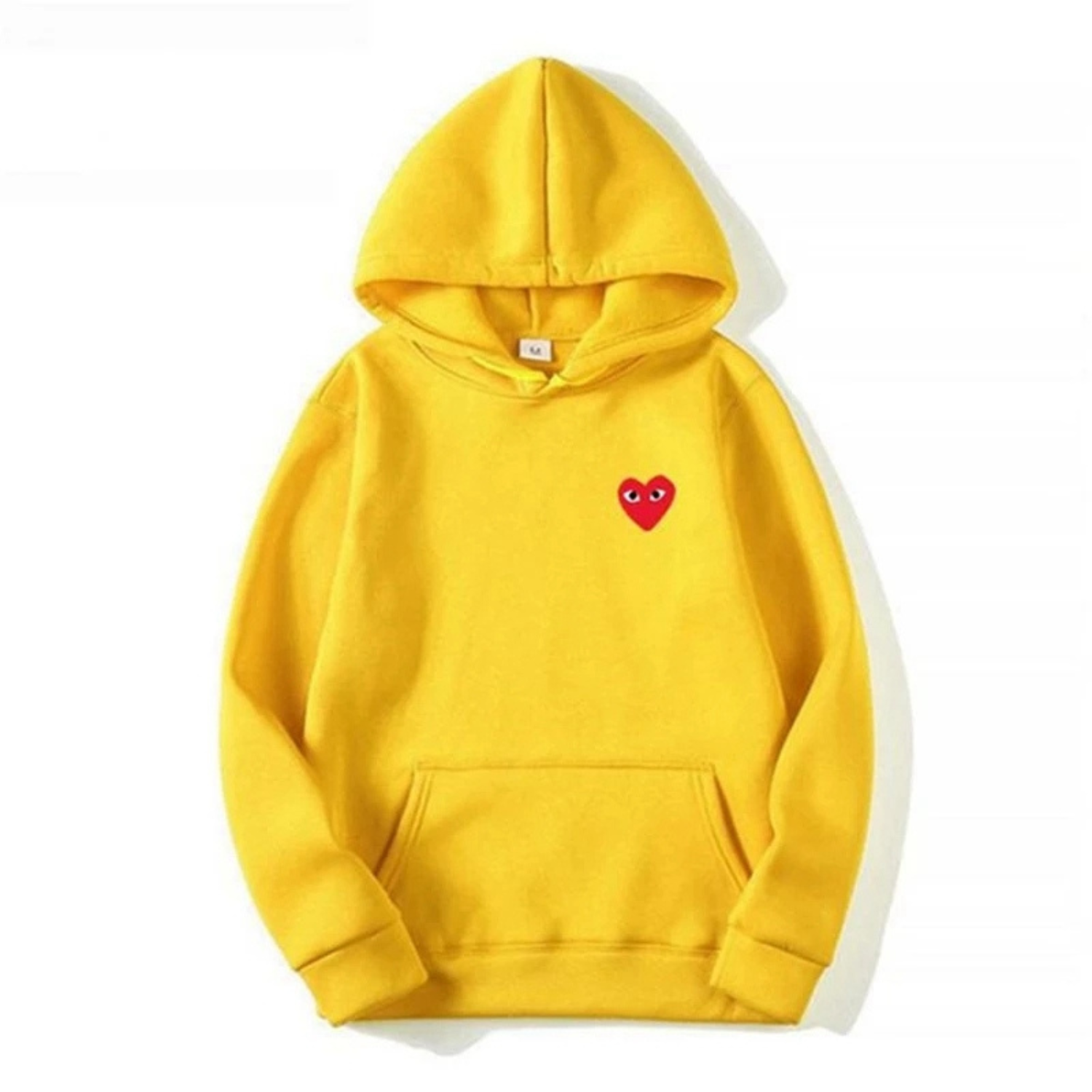 Hoodie met Geborduurd Hartdetail