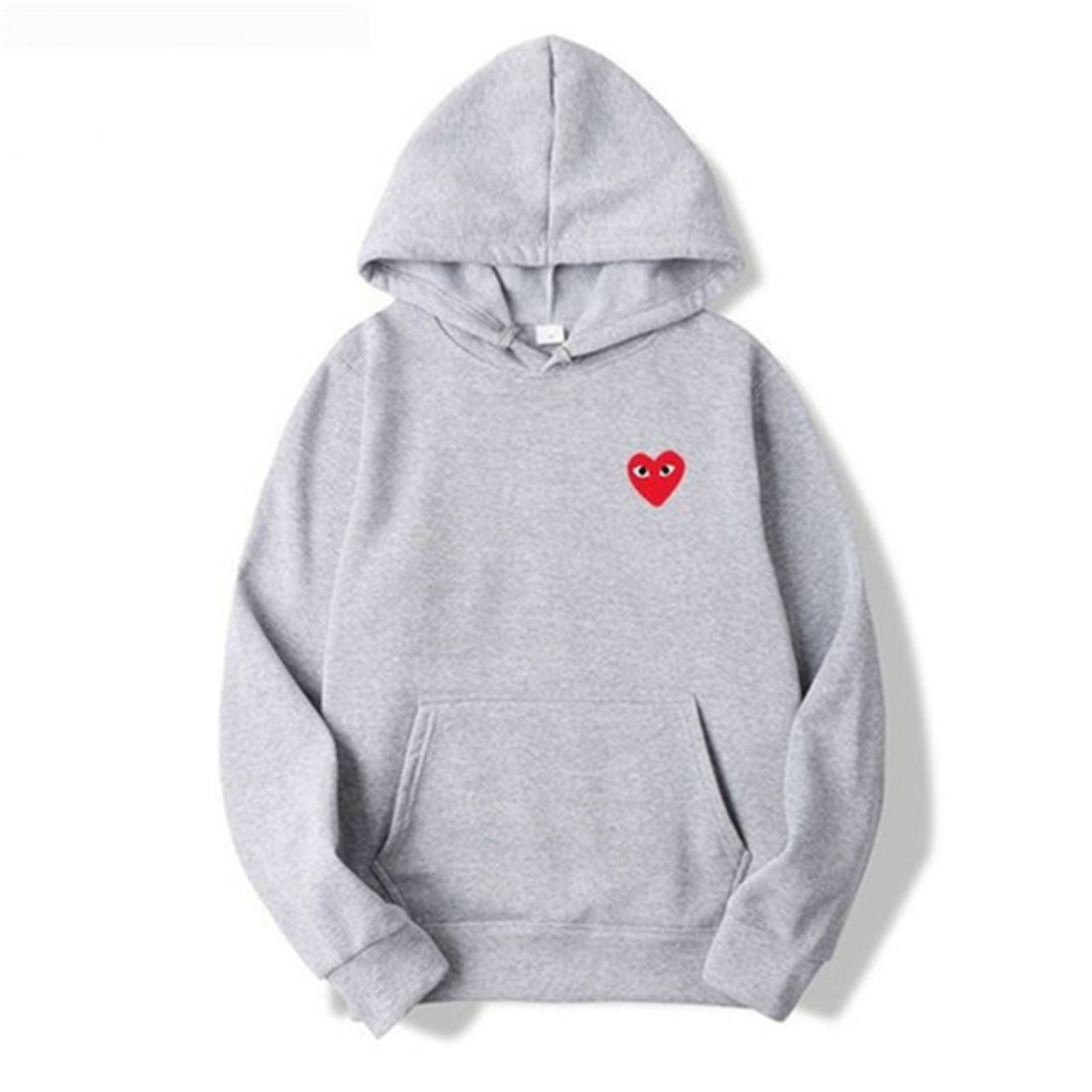 Hoodie met Geborduurd Hartdetail