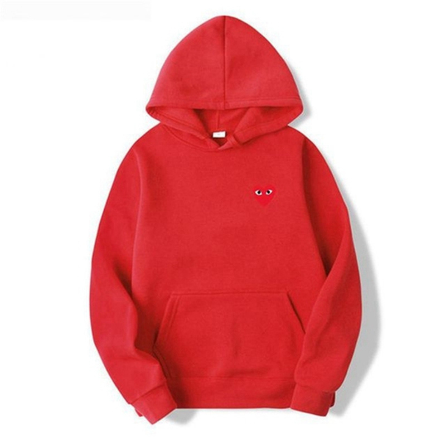 Hoodie met Geborduurd Hartdetail