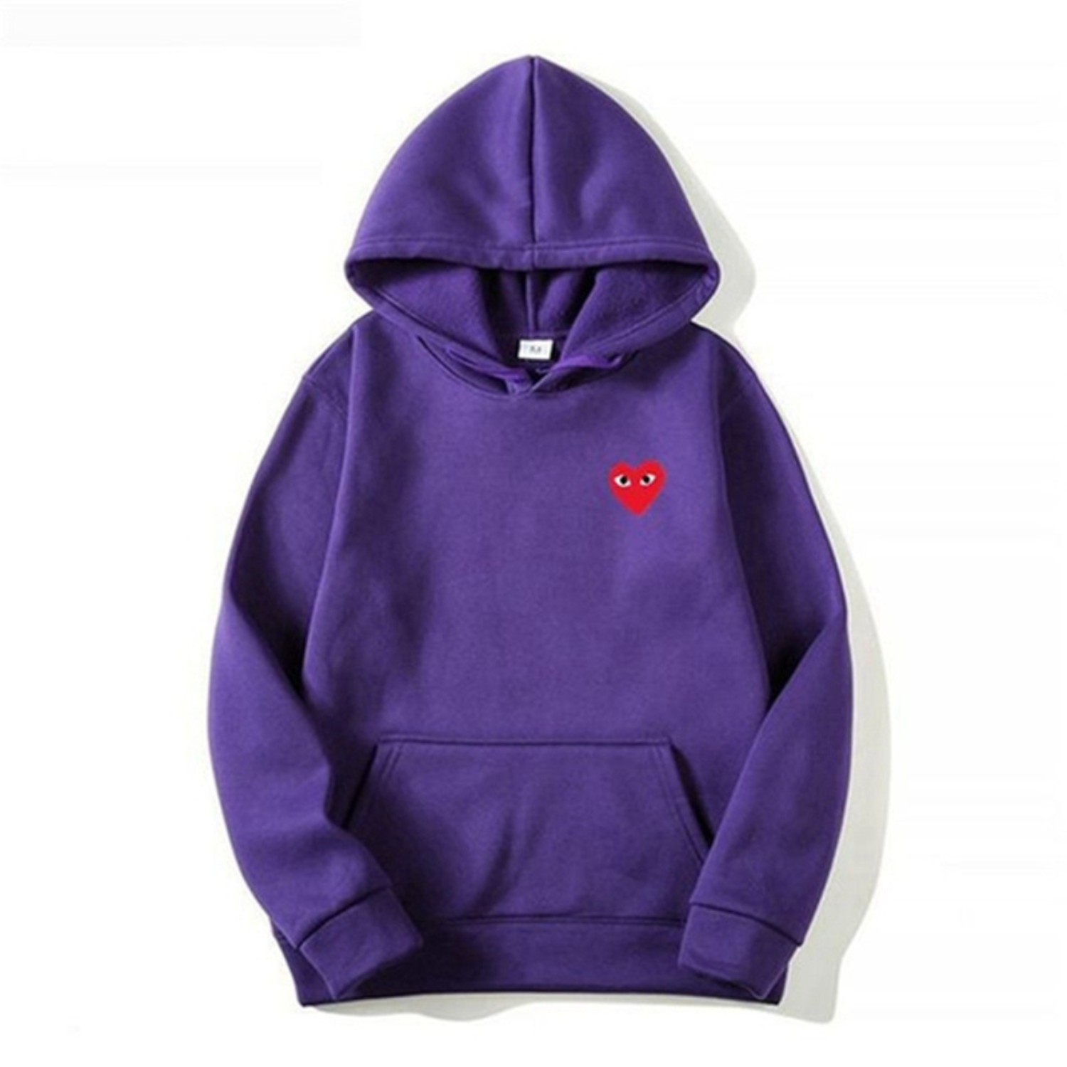 Hoodie met Geborduurd Hartdetail
