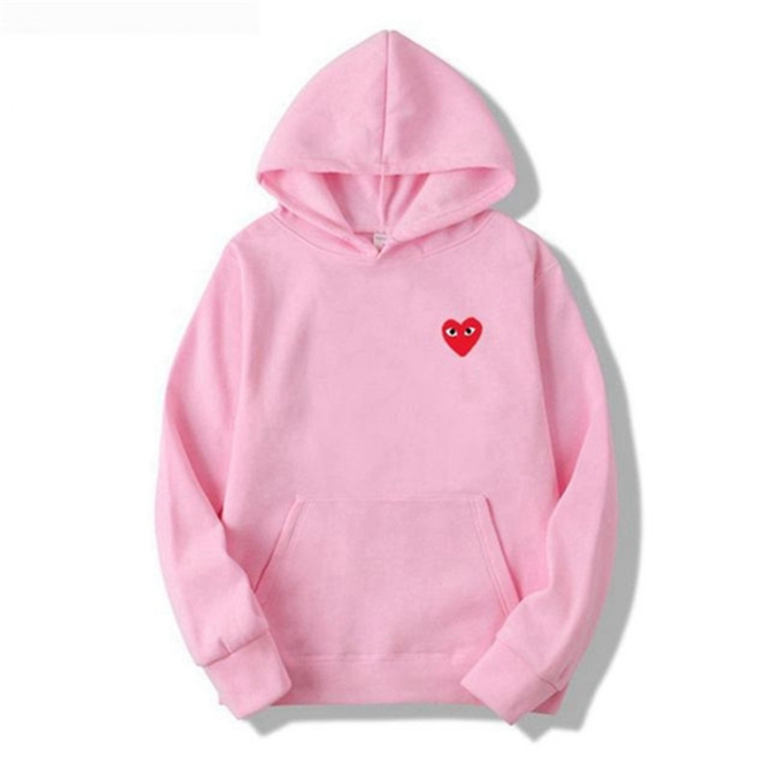 Hoodie met Geborduurd Hartdetail