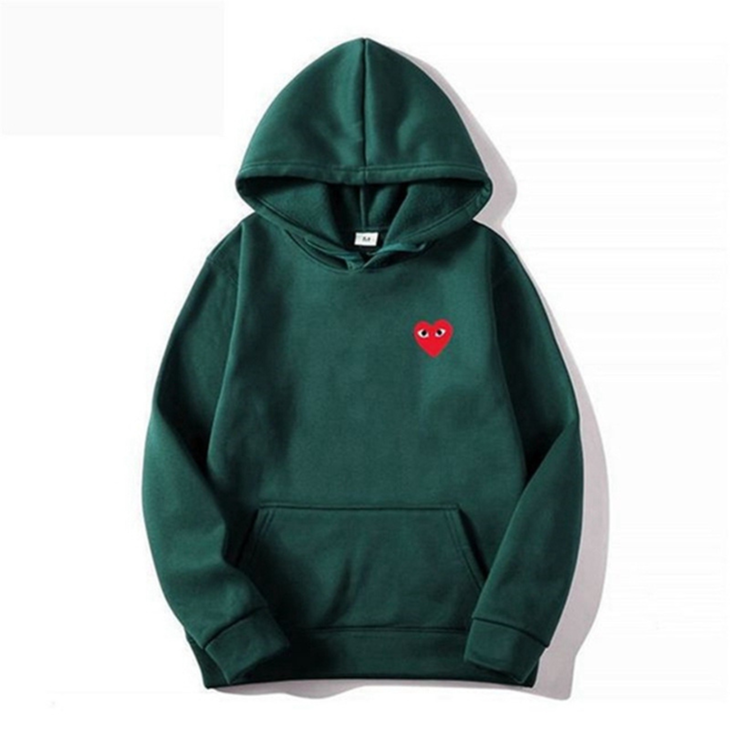 Hoodie met Geborduurd Hartdetail