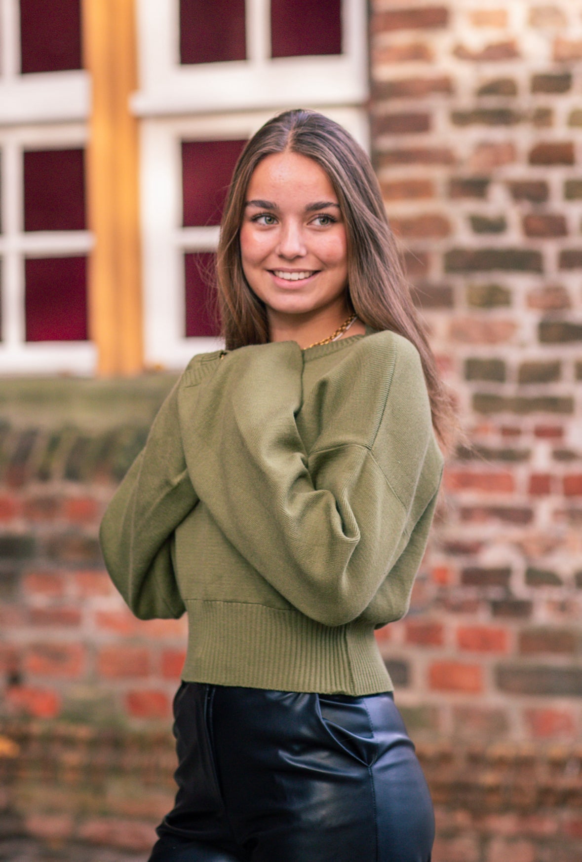 ROSIE | Groene Sweater