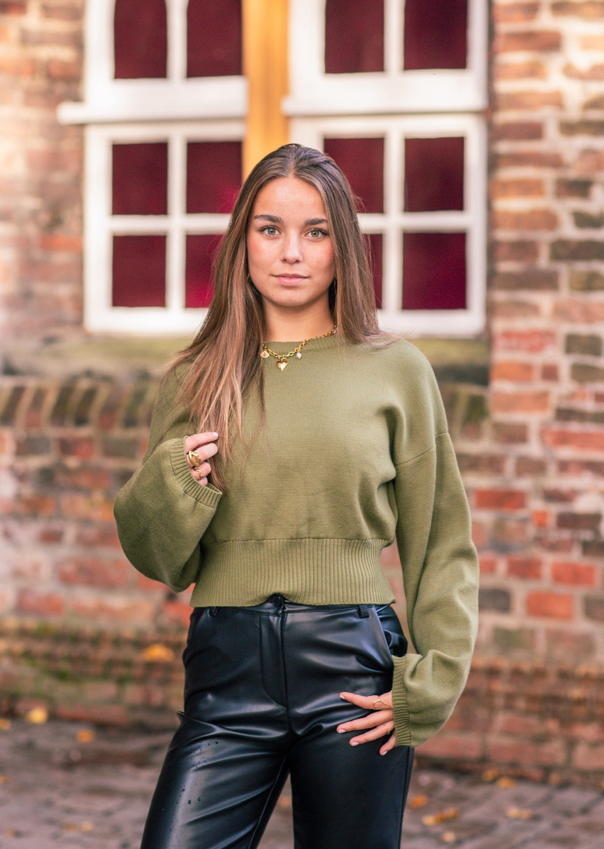 ROSIE | Groene Sweater