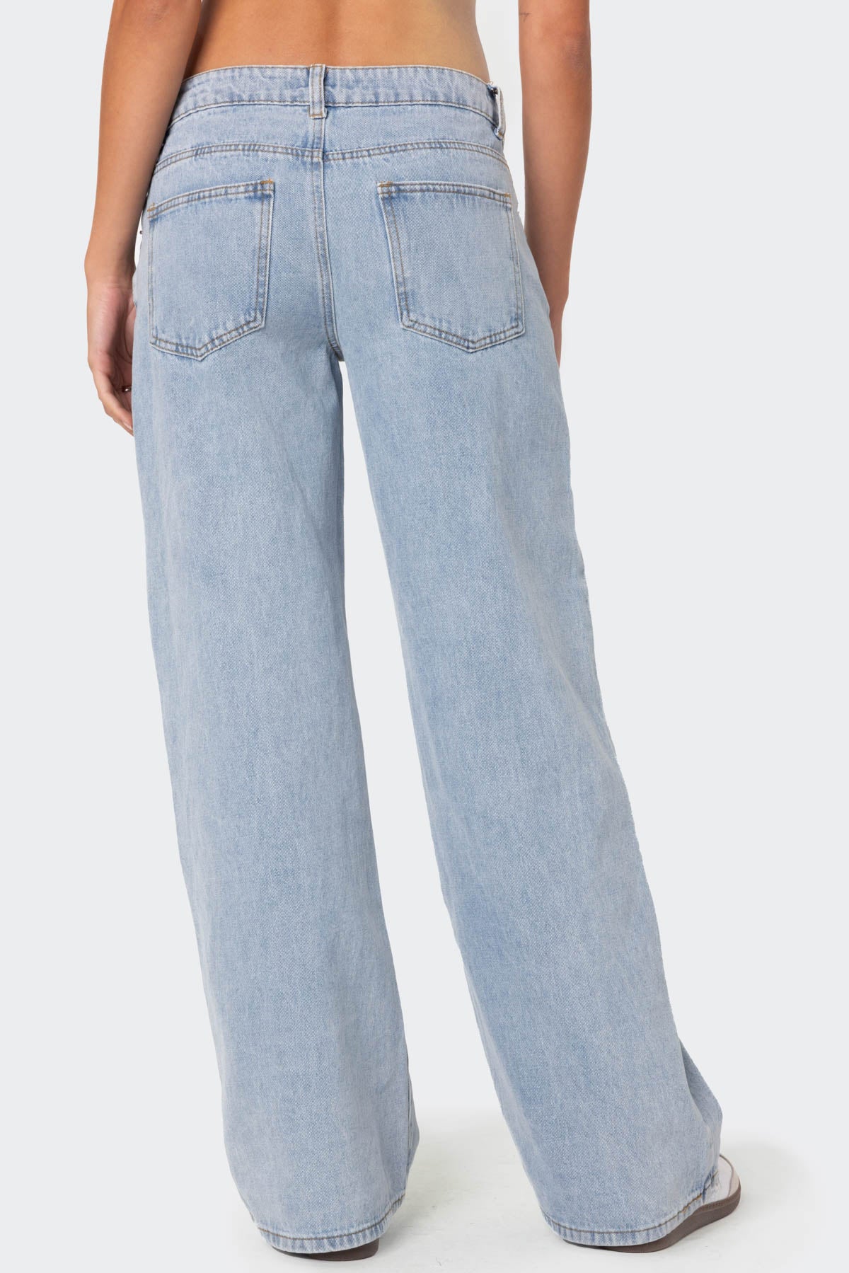 Isabella Zwarte Wide-Leg Jeans – High-Waisted Denim voor een Stijlvolle, Moderne Look