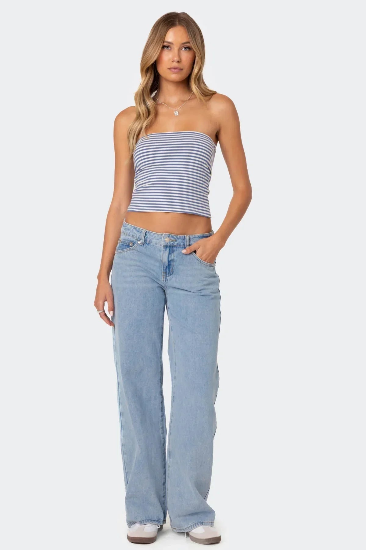 Isabella Zwarte Wide-Leg Jeans – High-Waisted Denim voor een Stijlvolle, Moderne Look
