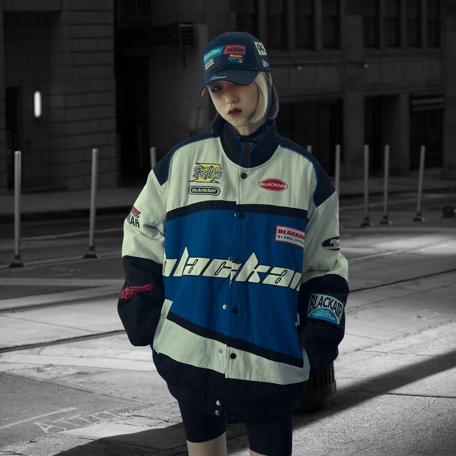 Unisex Racing Jacket – Stoere Motorsport-Inspiratie in Trendkleuren
