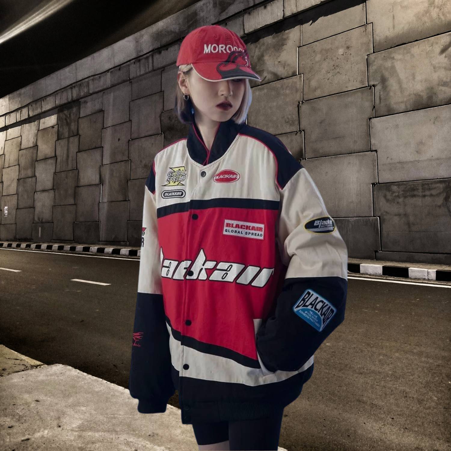 Unisex Racing Jacket – Stoere Motorsport-Inspiratie in Trendkleuren