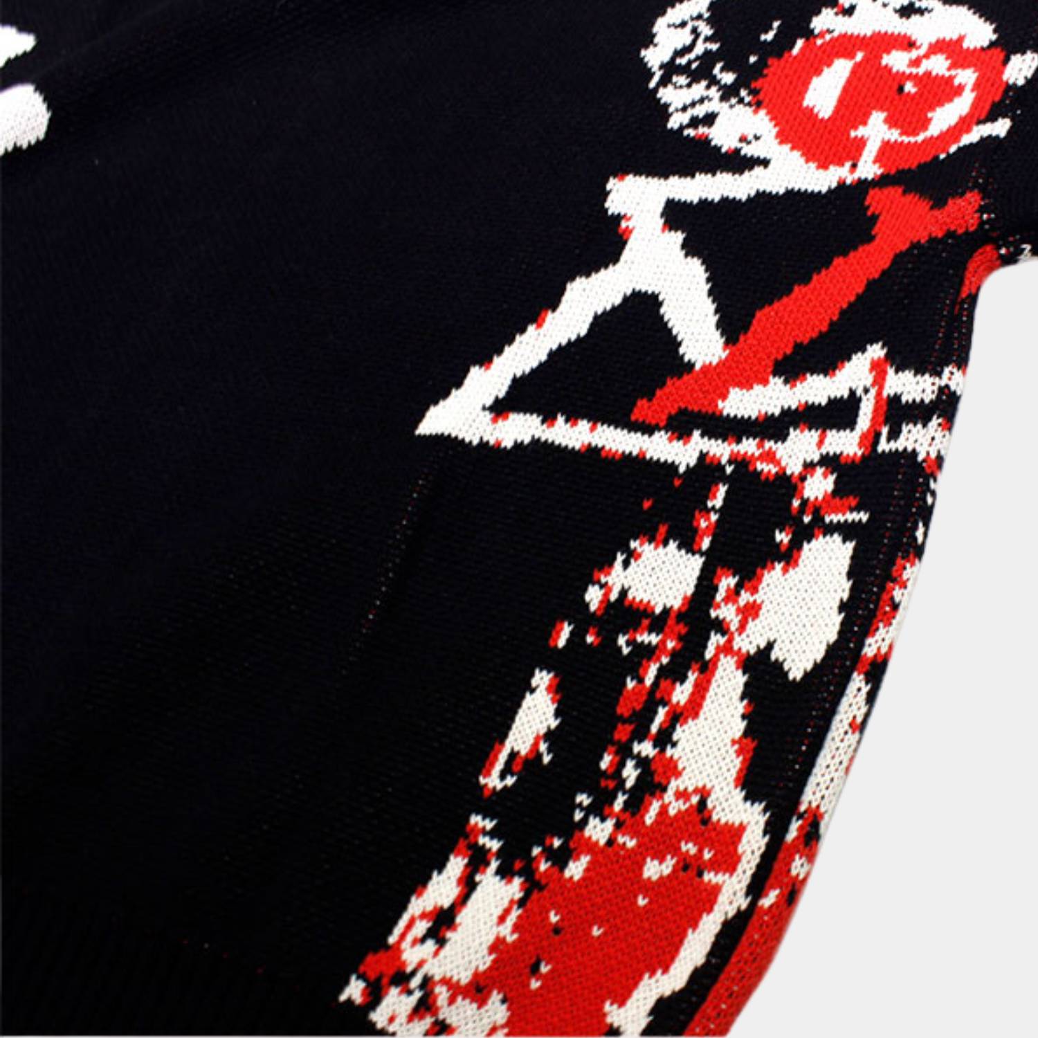 Unisex Graphic Knit Sweater – Stijlvolle Comfort voor een Statement Look