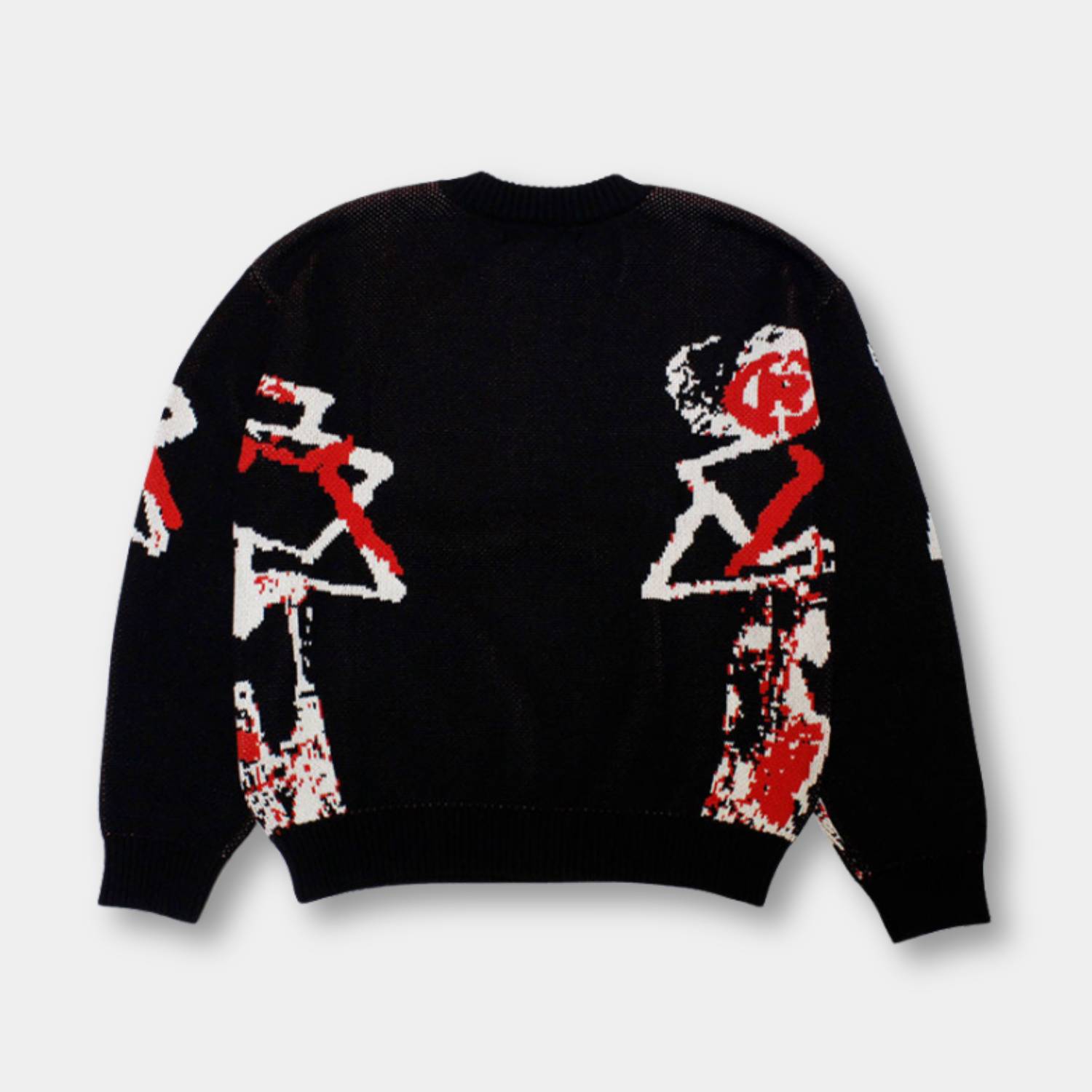 Unisex Graphic Knit Sweater – Stijlvolle Comfort voor een Statement Look