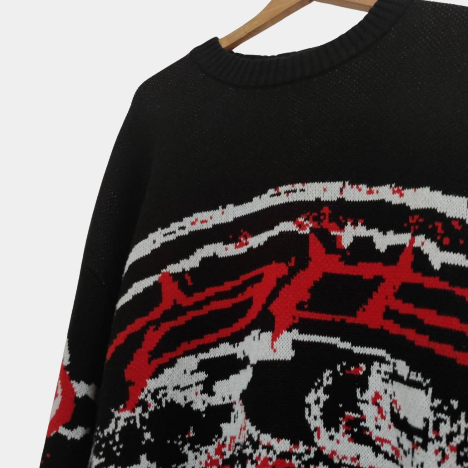 Unisex Graphic Knit Sweater – Stijlvolle Comfort voor een Statement Look